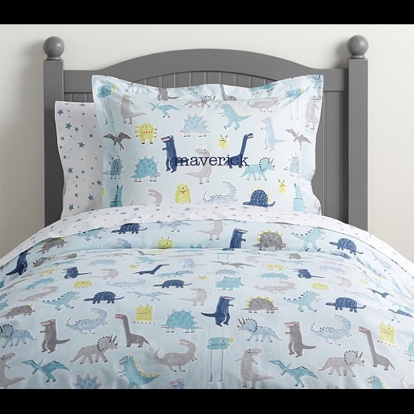 pottery barn dinosaur sheets